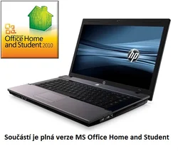 Notebook HP 620 + Office 15,6"LED T3000,3GB,500GB, DVD±RW LS,WiFi,BT,CAM,Windows 7 Home Premium