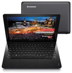 Notebook Lenovo ideapad S206 11,6"LED AMD C50, 4GB,500GB,ATI HD6250, bez DVD, WiFi,CAM,W7HP-64bit, dark grey
