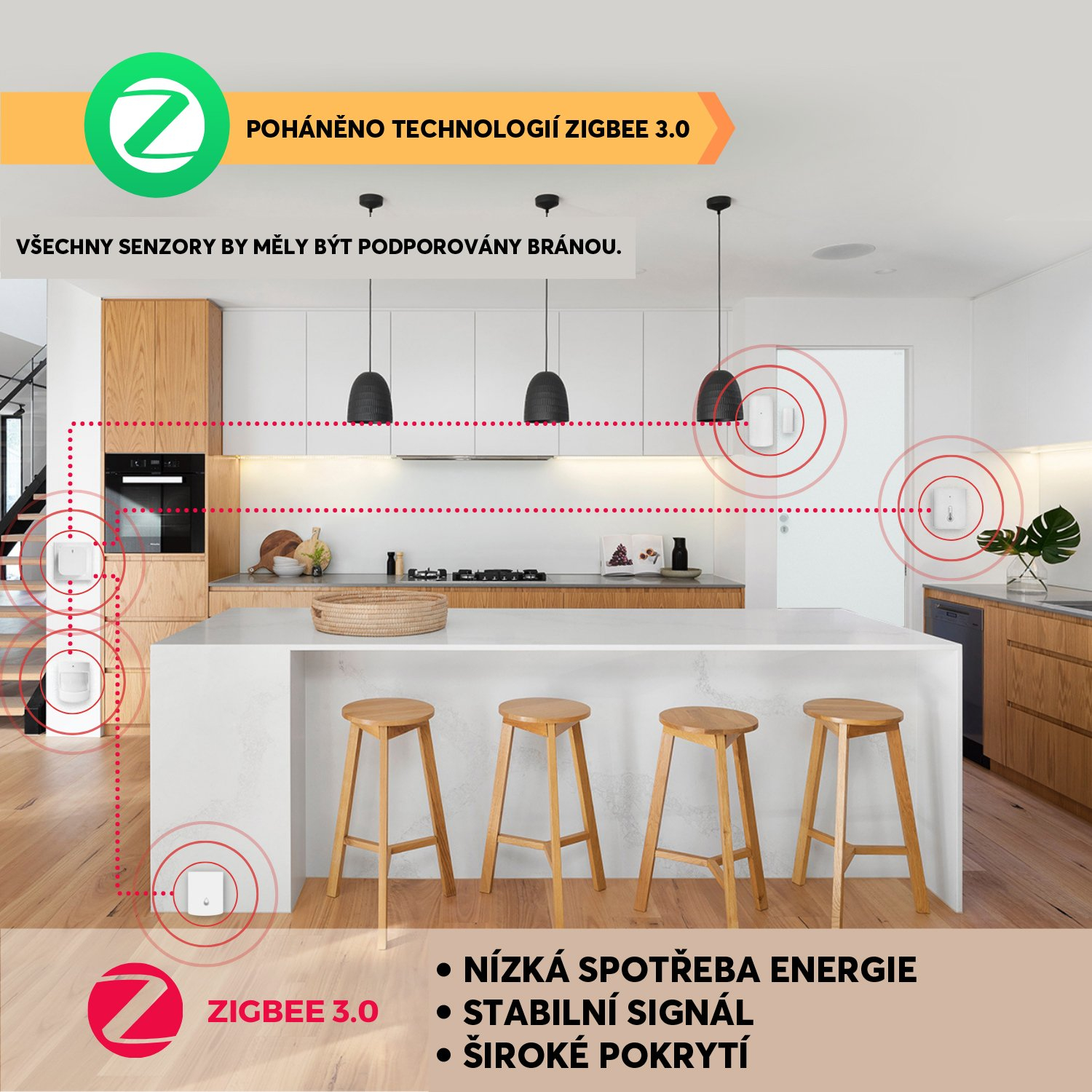 NOUS E1 ZigBee/WiFi Tuya centrální jednotka