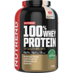 Nutrend 100% WHEY protein 2250 g, bílá čokoláda + kokos