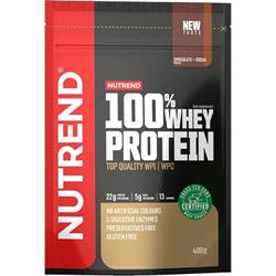 Nutrend 100% WHEY protein 400 g, čokoláda+kakao