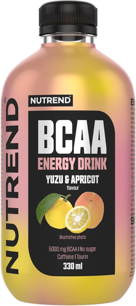 Nutrend BCAA ENERGY 330 ml, yuzu+meruňka