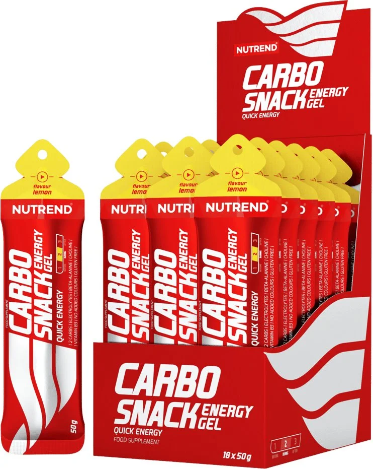 Nutrend CARBOSNACK sáček 50 g, citron