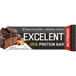 Nutrend EXCELENT protein bar 40 g, čokoláda s oříšky, 5ks