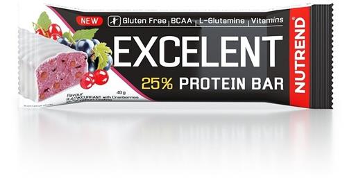 Nutrend EXCELENT protein bar 40 g, mix 4ks