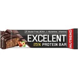 Nutrend EXCELENT proteínová tyčinka, 85g, čokoláda s orechmi