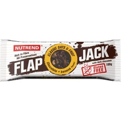 Nutrend FLAPJACK GLUTEN FREE 100 g, čokoláda + banán s horkou čokoládou
