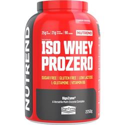 Nutrend ISO WHEY PROZERO 2250g, jahodový cheesecake