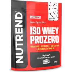 Nutrend ISO WHEY PROZERO, 500g, cookies cream 8594014869163 - Sportovní výživy