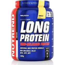 Nutrend LONG PROTEIN, 1000g, vanilka 8594073178763 - Sportovní výživy