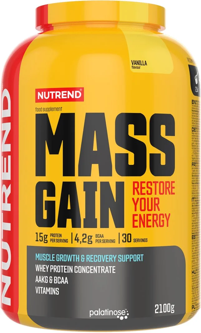 Nutrend MASS GAIN 2100 g, vanilka