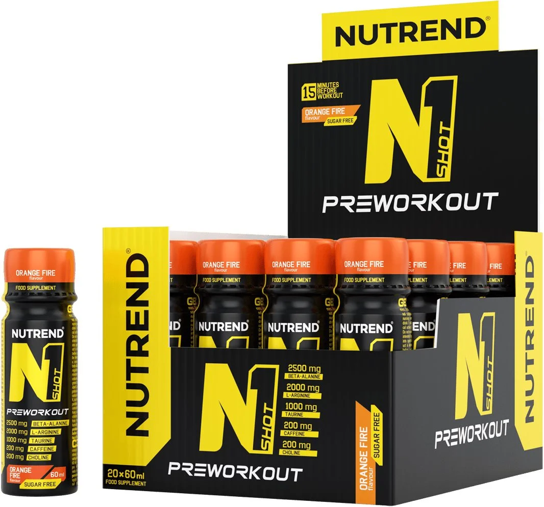 Nutrend N1 SHOT, 20x60ml, orange fire