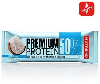 Nutrend PREMIUM PROTEIN tyčinka 50% proteín 50 g, kokos