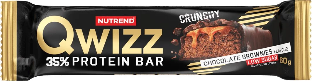 Nutrend QWIZZ protein bar 60 g, čokoládové brownies