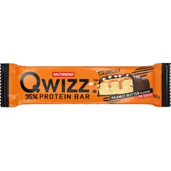 Nutrend QWIZZ proteínová tyčinka 60 g, arašidové maslo, 5ks