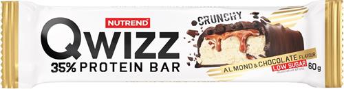 Nutrend QWIZZ proteínová tyčinka 60 g, mandle+čokoláda, 5ks