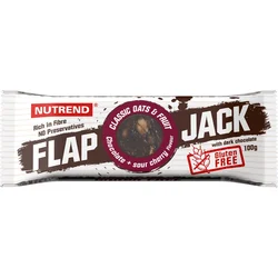 Nutrend Tyčinka Flapjack GLUTEN FREE 100 g, čokoláda + višeň s hořkou čokoládou, 5ks