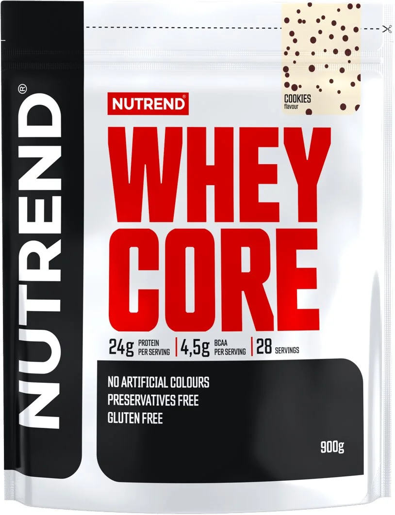 Nutrend WHEY CORE 900 g, sušienky