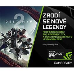 NVIDIA kód ke stažení hry Destiny 2 + Expansion Pass