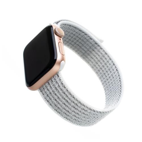 Nylonový remienok FIXED pre Apple Watch 38/40/41 mm, biely