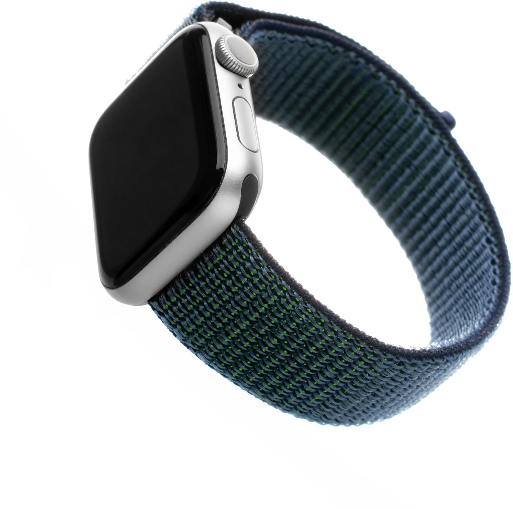 Nylonový remienok FIXED pre Apple Watch 38/40/41 mm, tmavomodrý