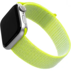 Nylonový remienok FIXED pre Apple Watch 42/44/45 mm, limetkový