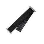 Nylonový řemínek FIXED Nylon Strap pro Apple Watch 38/40/41 mm, reflexně černý