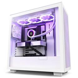 NZXT H7 Flow edition, bílá