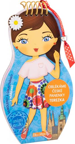 Oblečte si české bábiky TEREZKA - omaľovánky