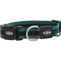 Obojok Buster Airmesh reflexný M 34-50cm/25mm zelený