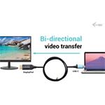 Obojsmerný kábel i-tec USB-C DisplayPort 8K/30Hz 150cm