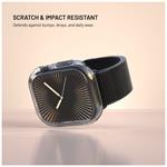 Ochranné pouzdro FIXED Pure Watch s temperovaným sklem pro Apple Watch 42 mm, čiré