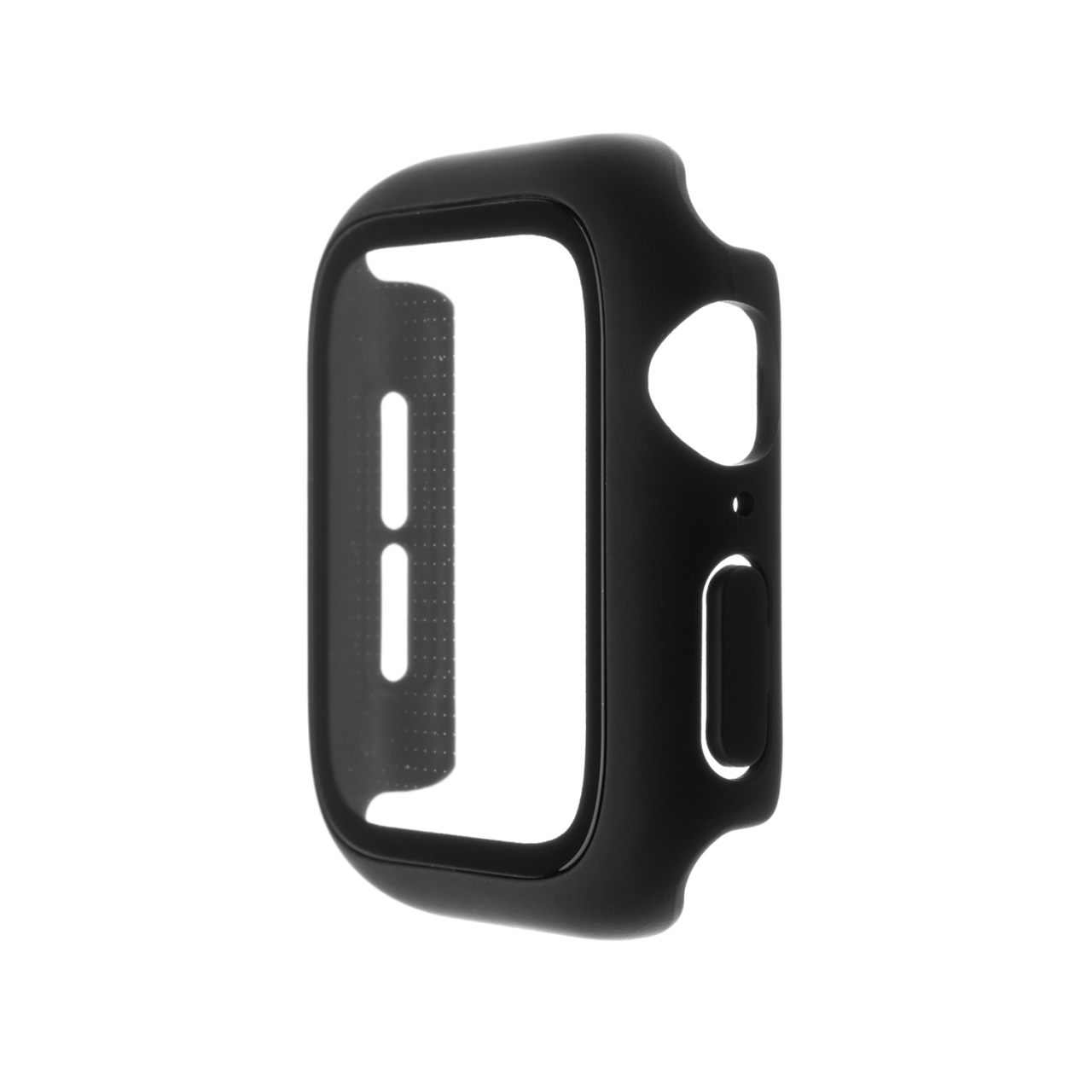 Ochranné puzdro FIXED Pure+ s tvrdeným sklom pre Apple Watch 40 mm, čierne