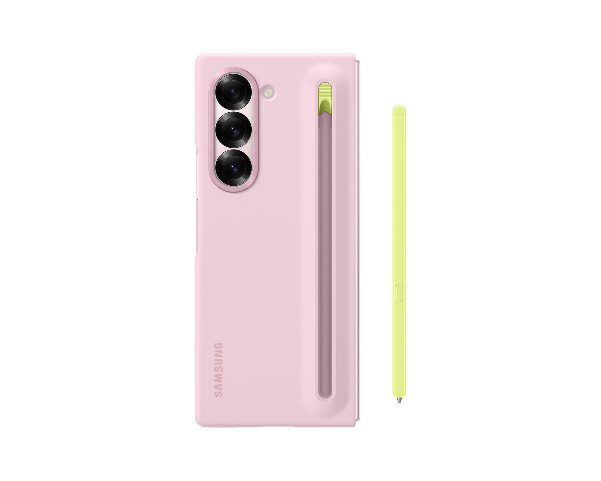 Ochranné puzdro Samsung s perom S Pen pre Z Fold6 ružové