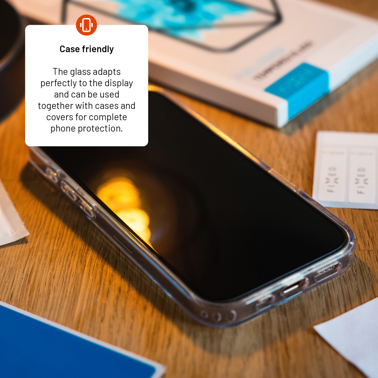 Ochranné sklo FIXED Full-Cover pre Samsung Galaxy Xcover 7 Pro, čierne