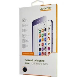 Ochranné tvrdené sklo ALIGATOR PRINT, Xiaomi Redmi Note 8 Pro, čierne, lepidlo na celý displej