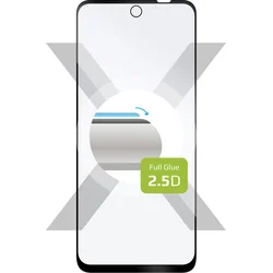 Ochranné tvrdené sklo FIXED Full-Cover pre Motorola Moto G62 5G, celoplošne lepiace, čierne