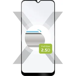 Ochranné tvrdené sklo FIXED Full-Cover pre Samsung Galaxy A02s, priľnavé na celý displej, čierne