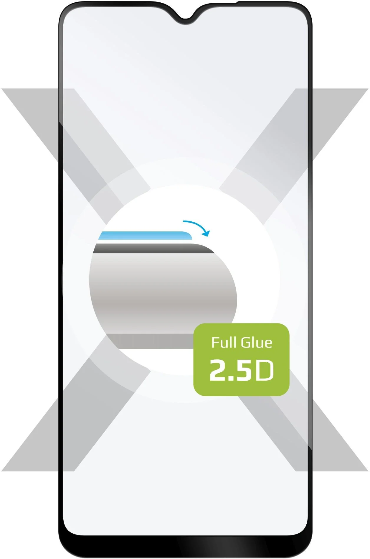 Ochranné tvrdené sklo FIXED Full-Cover pre Samsung Galaxy A20s FIXGFA-593-BK