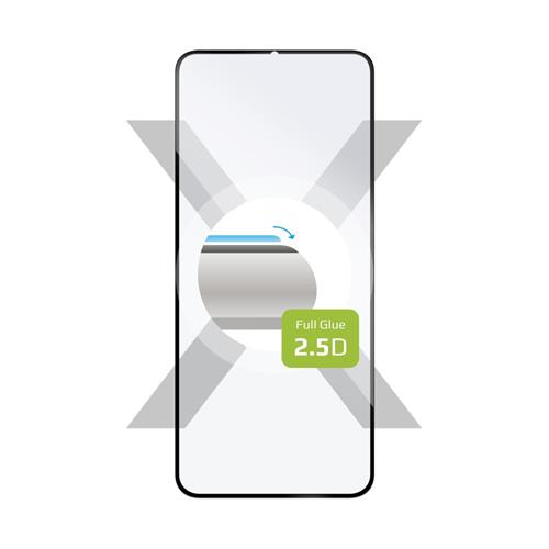 Ochranné tvrdené sklo FIXED Full-Cover pre Xiaomi POCO C50, priľnavé na celý displej, čierne