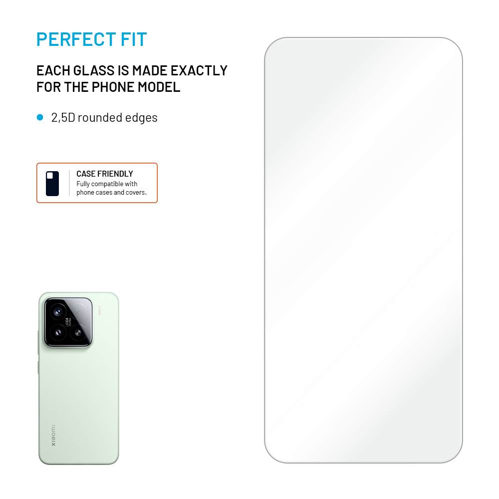 Ochranné tvrdené sklo FIXED pre Xiaomi 15T/15T Pro, číre