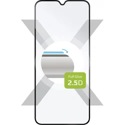 Ochranné tvrzené sklo FIXED Full-Cover pro Infinix Hot 11, lepení přes celý displej, černé