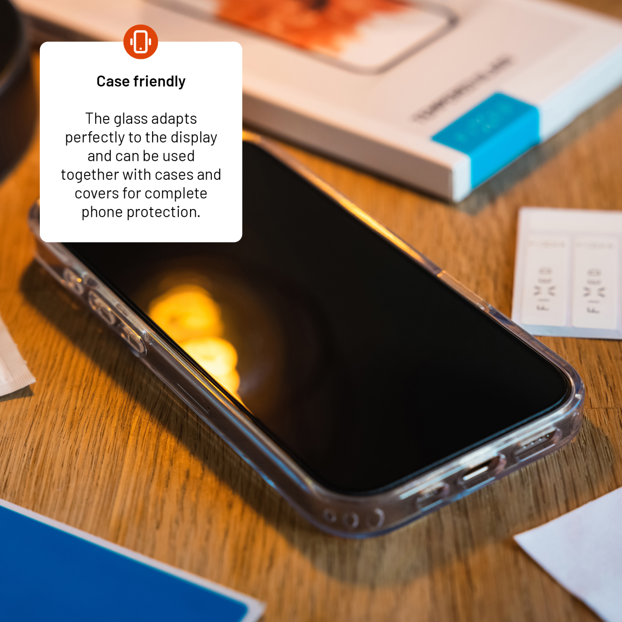 Ochranné tvrzené sklo FIXED pro Samsung Galaxy A36 5G/A56 5G, čiré