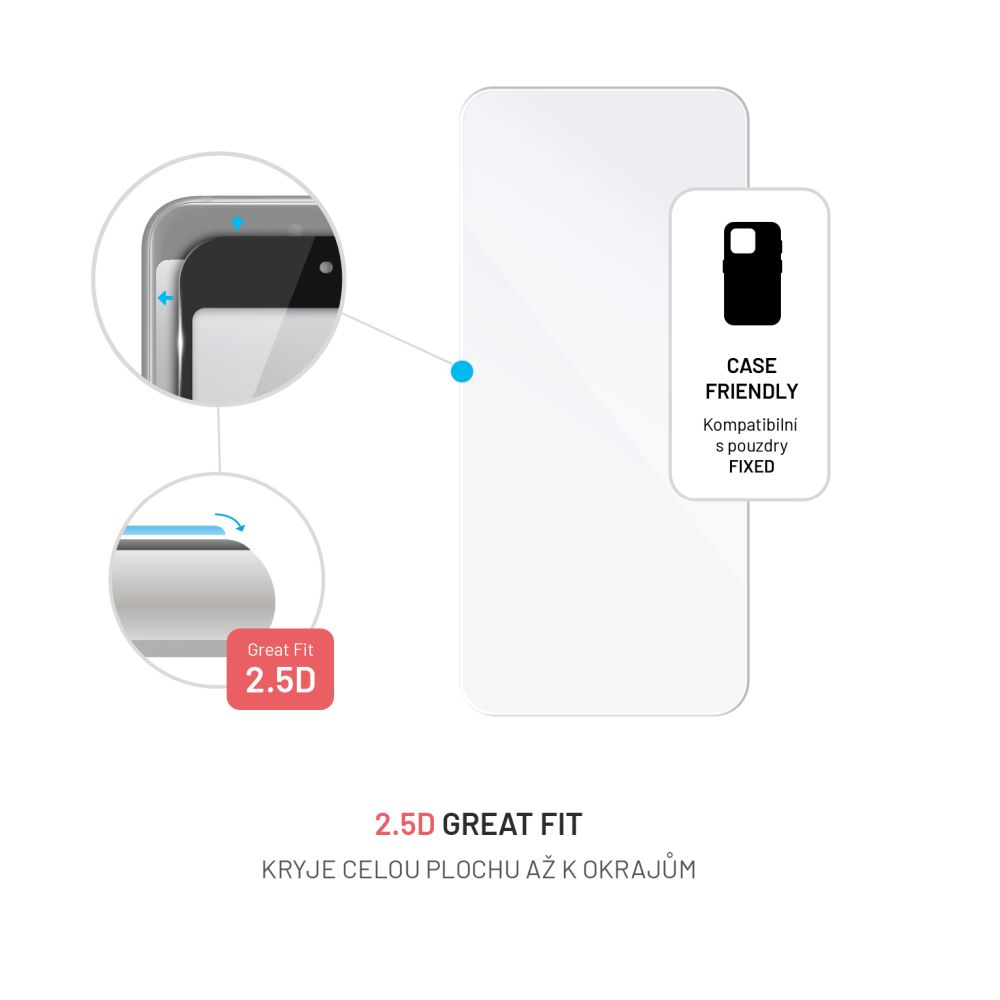 Ochranné tvrzené sklo FIXED pro Samsung Galaxy A54 5G, čiré