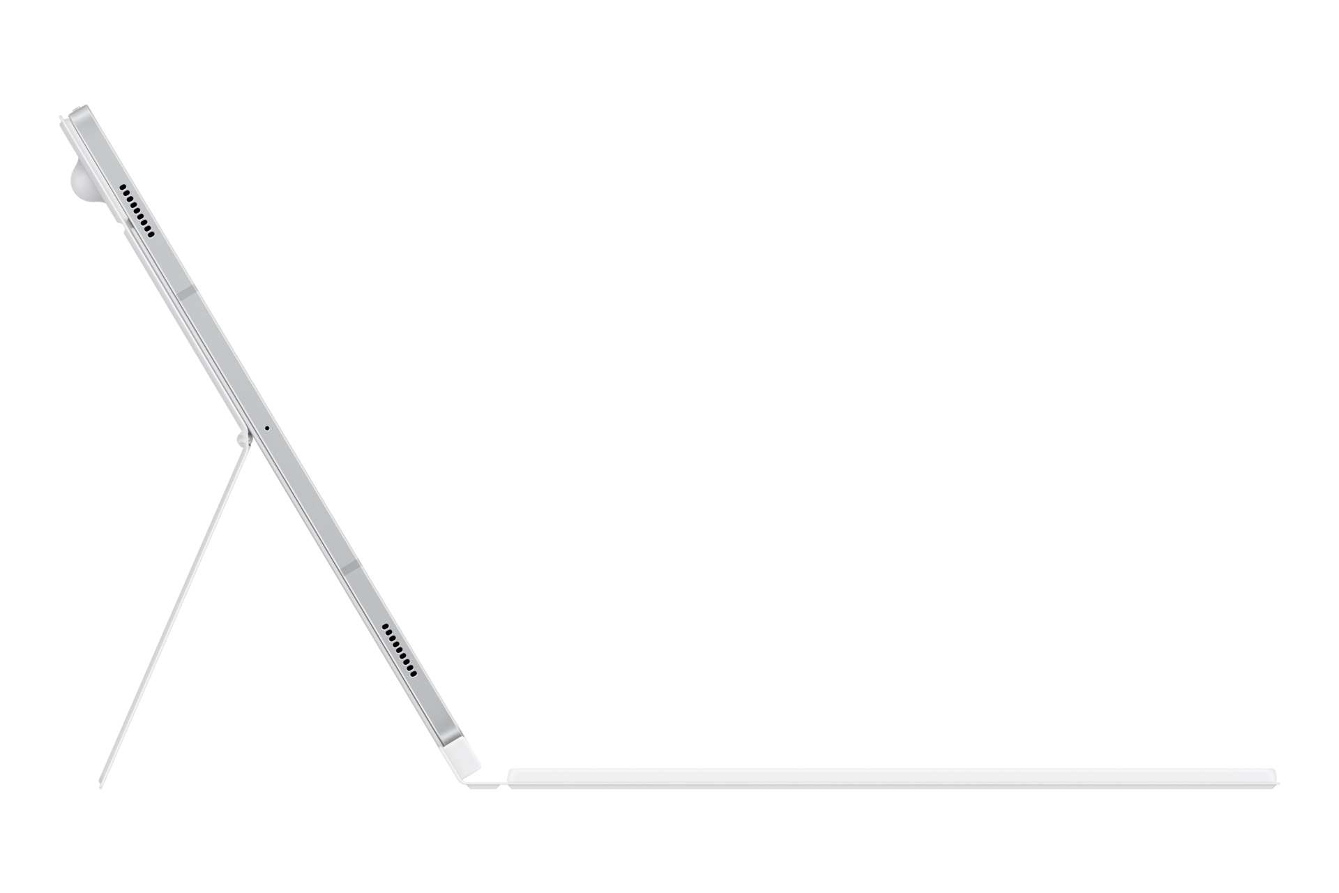 Ochranný kryt Samsung s klávesnicou a touchpadom pre Tab S10+/S9+/S9 FE+ biely
