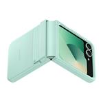 Ochranný kryt Samsung z vegánskej kože pre Z Flip6 mint
