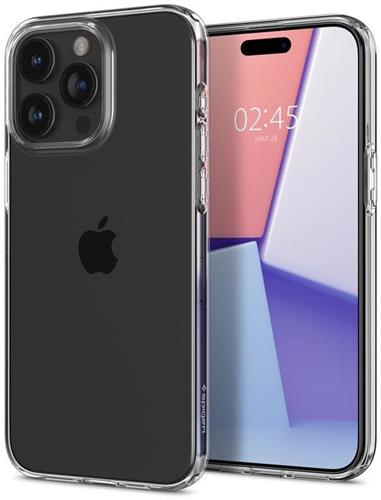 Ochranný kryt Spigen Crystal Flex pre iPhone 15 Pro transparentný