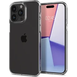 Ochranný kryt Spigen Crystal Flex pro iPhone 15 Pro transparentní