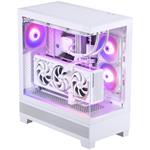 Okná z tvrdeného skla Phanteks XT View, D-RGB, biele
