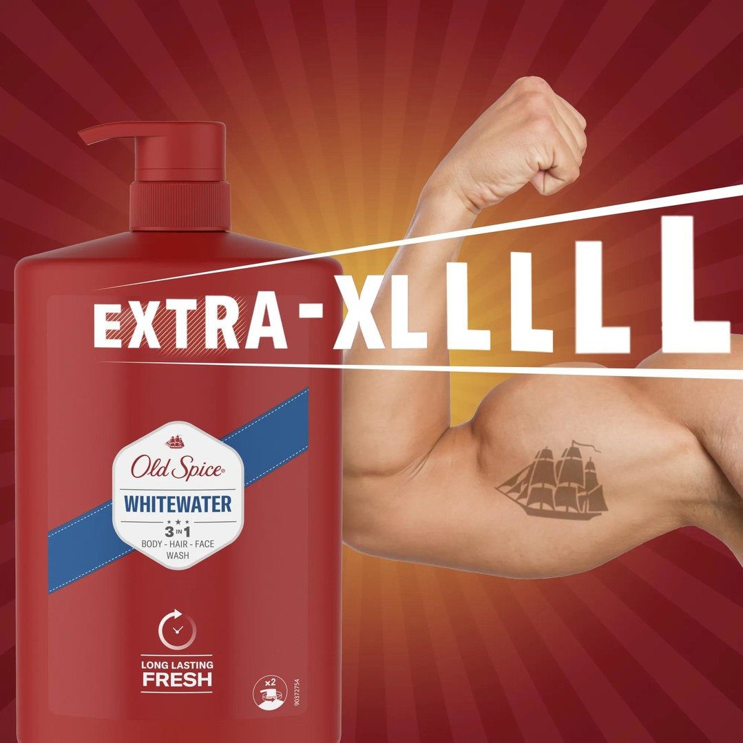 Old Spice Sprchový gel WhiteWater 1000ml